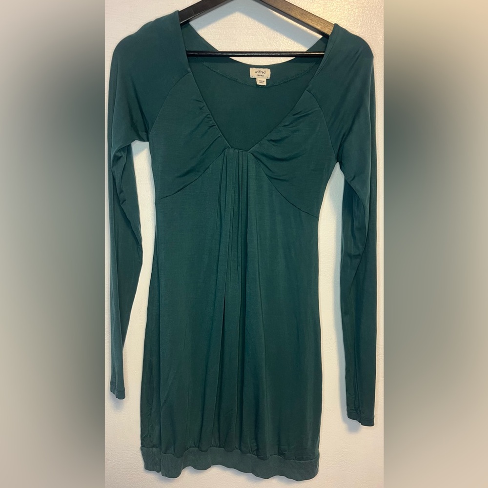 Aritzia Wilfred Long Sleeve Tunic Dress